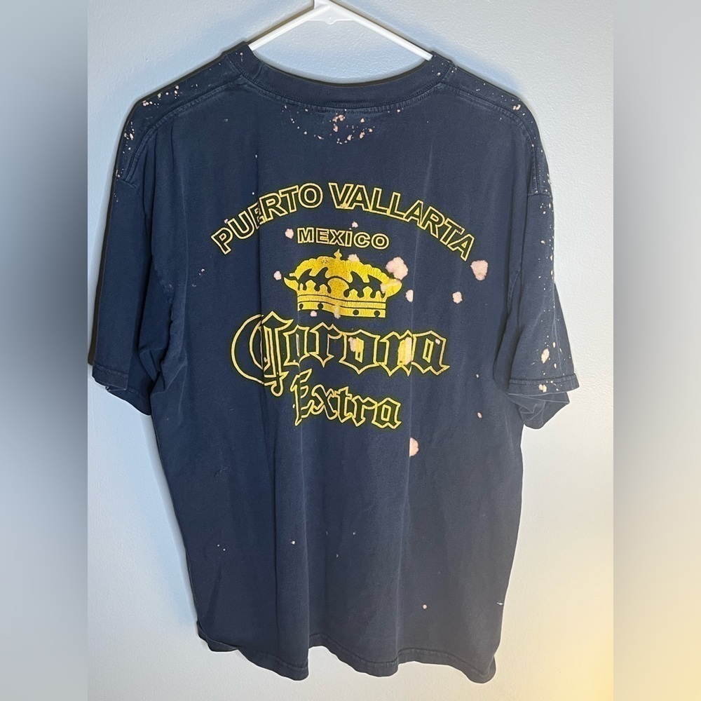 Corona graphic bleach dyed tee XL - Picture 2 of 2